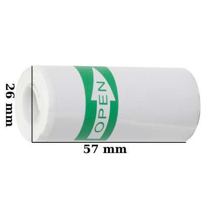 Set 5 role de hartie termica 57 x 26 mm, 6 m lungime - ealmeu.ro